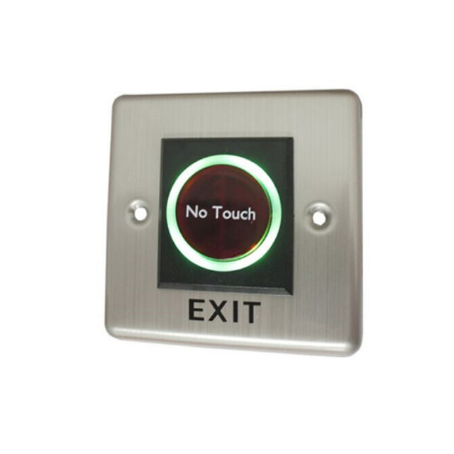 Botão de saída flexível de latão niquelado para elevadores e elevadores